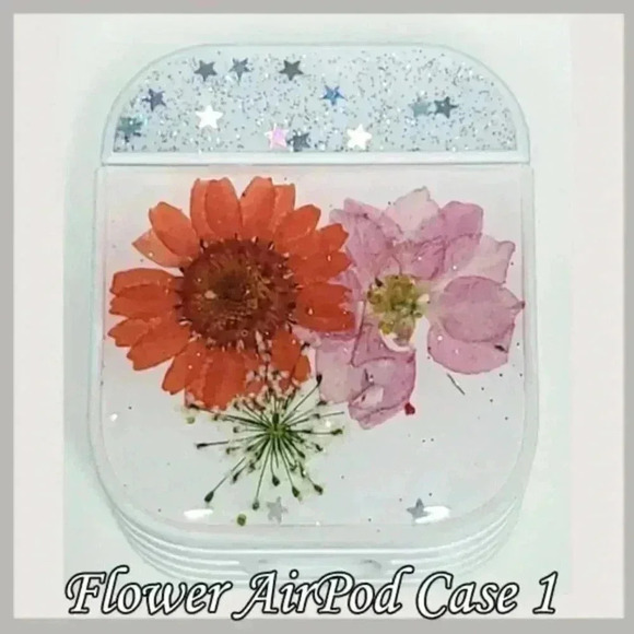 Real Flower AirPod Case 1 - Picture 1 of 6